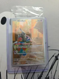Pokemon TCG Mimikyu Scarlet & Violet Promo Card 075/Promo still sealed - Image 1