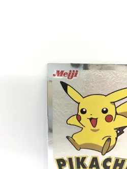 Pokemon Meiji Get Card Metallic Mirror Silver Foil Pikachu Promo Pocket Monster - Image 2