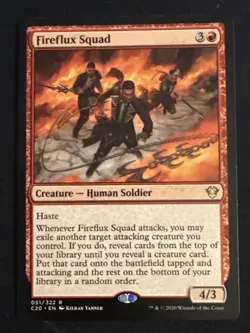1x Fireflux Squad (051) Commander 2020 LP MTG Magic the Gathering x1 MKE - Image 1