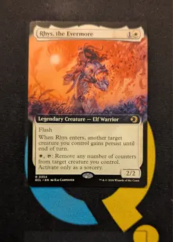 Rhys, the Evermore Extended Art Rare ECL 354 Lorwyn Eclipsed MTG - Image 1