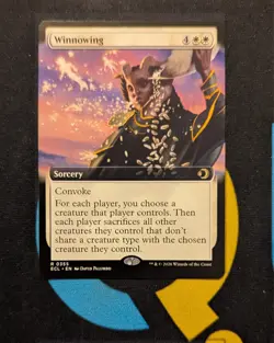 Winnowing Extended Art Rare ECL 355 Lorwyn Eclipsed MTG - Image 1