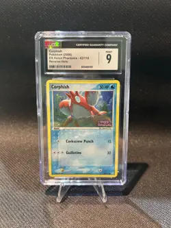 Corphish Pokemon 2006 EX Holon Phantoms 62/110 Reverse Holo CGC Mint 9 - Image 1