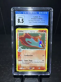 2006 Pokemon Latias (Delta Species) 21/110 Holon Phantoms Holo CGC 8.5 - Image 1