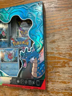 Pokemon TCG: Gyarados ex Premium Collection Box - 6 Packs - Factory Sealed BOX A - Image 4