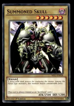 Summoned Skull MIL1-EN028 Common Yu-Gi-Oh NM - Image 1