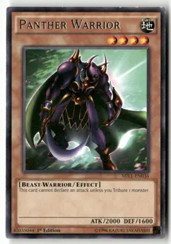 #MIL1-EN036 - Panther Warrior - Rare,1st Ed WB1 R Lightly played - Image 1