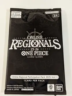 One Piece Card Game Online Regional Participation Pack 2025 Vol. 1 Sealed - Image 1