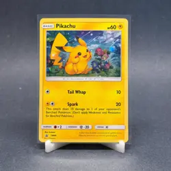 Pokemon Pikachu TCG SM86 Cosmo Holo Black Star Promo Card | NM - Image 1