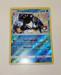 Empoleon League Promo 34/156 Reverse Holo Ultra Prism Foil Pokemon Card - Image 1