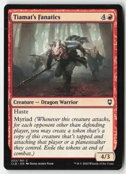 MTG - Tiamat's Fanatics #202 - Regular - CLB Commander Legends: Battle for Baldu - Image 1