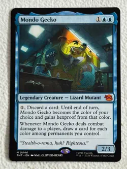 MONDO GECKO 46 MYTHIC TEENAGE MUTANT NINJA TURTLES MAGIC: THE GATHERING NM/M - Image 1