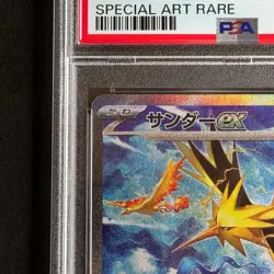 PSA 10 Zapdos ex SAR Special Art Rare 204 SV2a 151 2023 Japanese Pokemon Card - Image 4