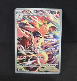 Ethan's Typhlosion 190/182 Pokemon Destined Rivals Illustration Rare Holo - Image 1