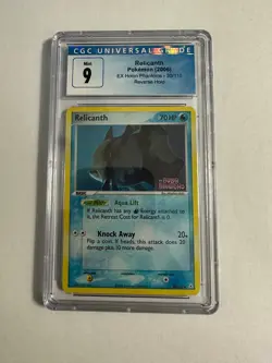 Pokemon CGC 9 MINT Relicanth Ex Holon Phantoms Reverse Holo - Image 1
