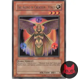 Yugioh The Agent of Creation - Venus AST-008 Rare NM - Image 1