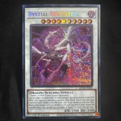 Yugioh Bystial Dis Pater 1st Edition Prismatic Secret Rare MP24-EN084 NM - Image 1