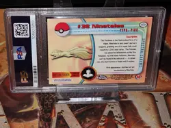 Pokemon Topps Chrome 2000 Ninetales #38 Spectra PSA 9 Mint Graded Card - Image 2