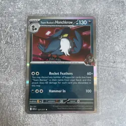Pokemon - 127/217 Team Rocket’s Honchkrow - Ascended Heroes - Holo Rare Card - Image 1