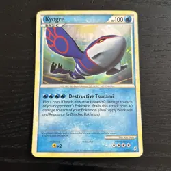 Pokemon TCG Kyogre Holo Rare Card Call of Legends 12/95 - Image 1