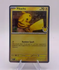 Pikachu (Pokemon Day 2026) 051/162 Miscellaneous Cards & Products Holo w/ Coin - Image 2