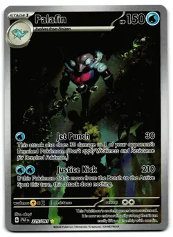 Palafin 225/091 - Paldean Fates Illustration Rare Pokemon TCG - M/LP Card - Image 1