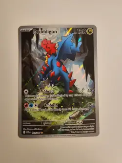 Druddigon - 151/086 - NM - Illustration Rare - White Flare - Pokemon Card - Image 1