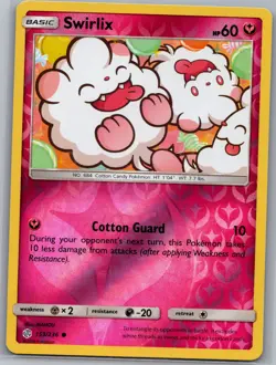 Swirlix 153/236 Reverse Holo SM - Cosmic Eclipse - Pokemon Card - NM - Image 1