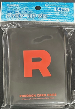 Pokemon Card Japan Team Rocket Card Sleeves 64 ct New - Image 1