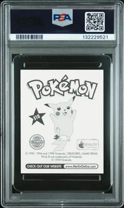 1999 Merlin Pokemon Psyduck-Prism #S10 PSA 9 - Image 2