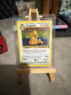 Pokemon Dragonite 1999 Fossil Set Holo Rare Card 4/62 - Image 2