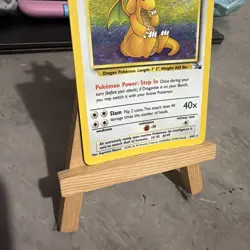 Pokemon Dragonite 1999 Fossil Set Holo Rare Card 4/62 - Image 3
