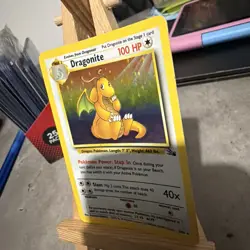Pokemon Dragonite 1999 Fossil Set Holo Rare Card 4/62 - Image 4