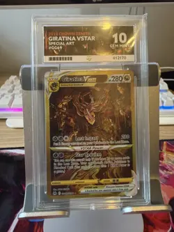 Pokemon TCG Giratina VSTAR GG69 Crown Zenith ACE GEMT MINT 10 - Image 1