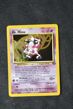 Mr. Mime 6/64 Holo Rare Jungle Pokemon - Image 2