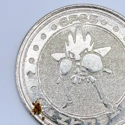 Hitmonchan Pokemon Battle Coin Silver Japanese Rare Nintendo Japan Collection - Image 4