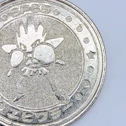 Hitmonchan Pokemon Battle Coin Silver Japanese Rare Nintendo Japan Collection - Image 5