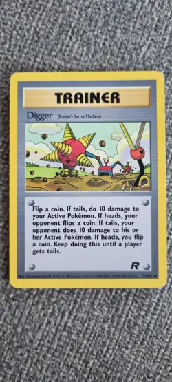 Digger - Pokemon TCG - MP - Uncommon - Team Rocket 75/82 - Image 1