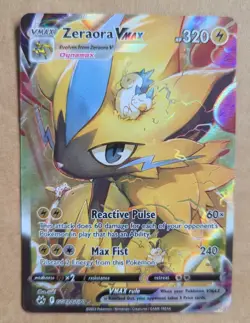 Pokemon TCG Zeraora VMAX Crown Zenith: Galarian Gallery GG42/GG70 - Image 1