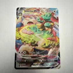 Snorlax VMAX 142/202 Ultra Rare Pokemon SWSH01: Sword & Shield Base Set NM - Image 1