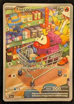 POKEMON - FUECOCO 201/193 | PALDEA EVOLVED | ILLUSTRATION RARE | NEAR MINT - Image 1