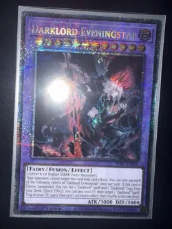 Darklord Eveningstar Starlight Rare 1st Edition BPRO-EN036 Yugioh Card NM - Image 1