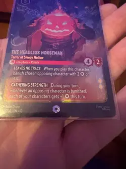 Headless Horseman Enchanted Lorcana Trading Card - Image 2