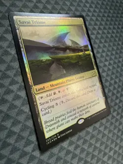 MTG Savai Triome #253/274 Foil Rare Ikoria: Lair of Behemoths (IKO) - Image 2