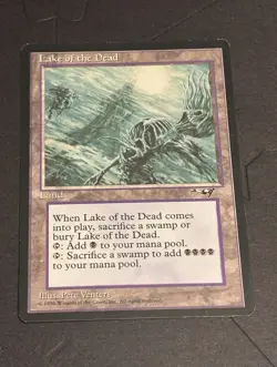 MTG Alliances Lake of the Dead Regular Rare Vintage 1996 LP Magic - Image 1