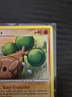 Bonsly - 71/130 - 2007 Diamond & Pearl Pokemon Card Non-Holo - NM - Image 4