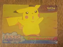 Pokemon Pikachu Vacation #53 Holo Pokemon Movie Animation Edition Blue Logo ✨ - Image 1