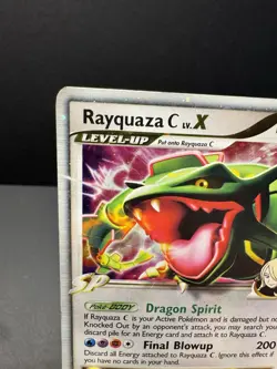 Rayquaza C LV.X DP47 Holo Promo Pokemon Card 2009 – Platinum Black Star Promo-MP - Image 2
