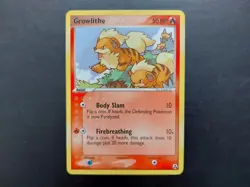 Pokemon - Growlithe 55/92 Common Ex Legend Maker - Image 1