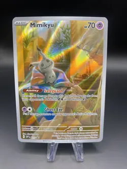 Pokemon TCG Mimikyu SVP 075 Paldean Fates Black Star Promo - Image 1
