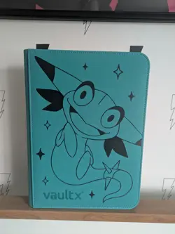 READ DESCRIPTION Vault X - 9 PocketZip Binder - Teal Pokemon Dreepy - Image 1